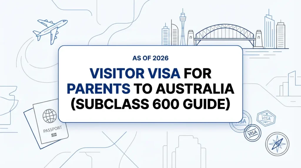 Visitor visa for parents ro australia subclass 600