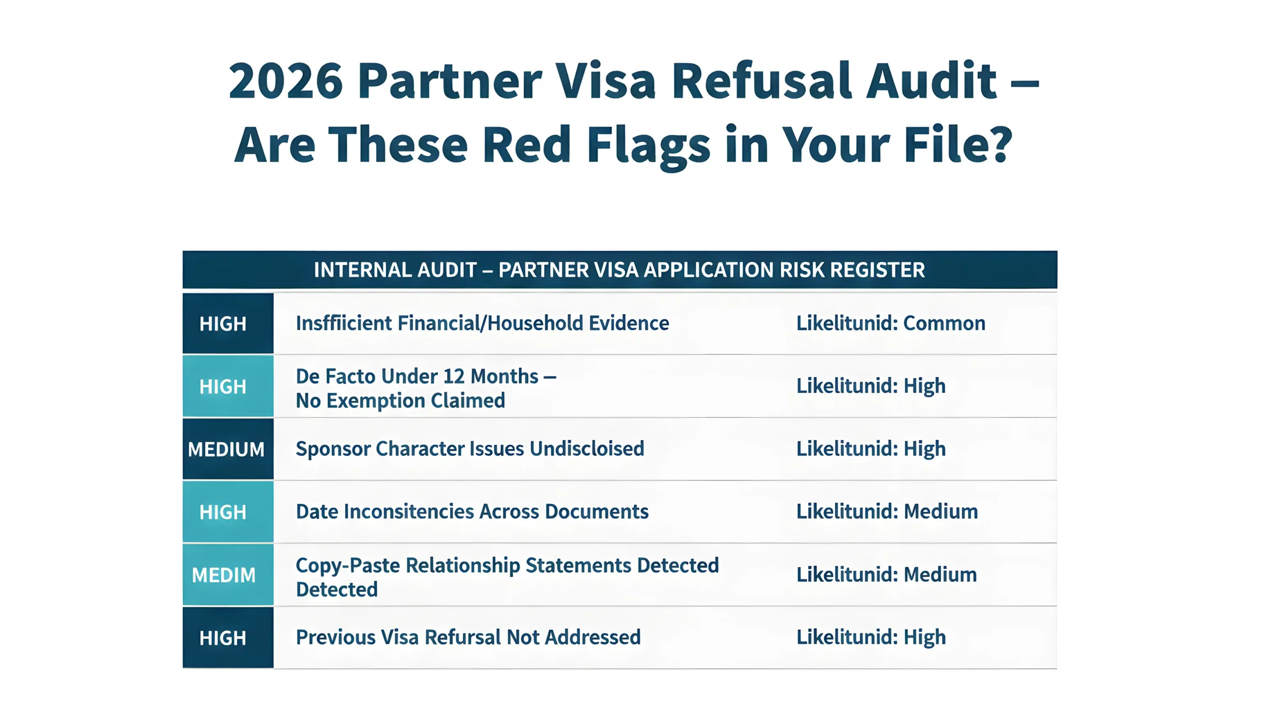 Australian Partner Visa refusal