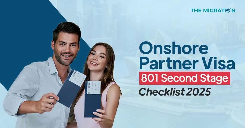 Onshore Partner Visa 801 Second Stage Checklist 2025