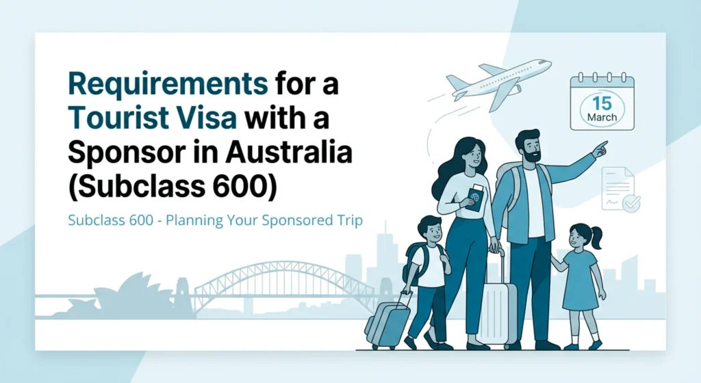Requirements for a Tourist visa with sponsor in Australia