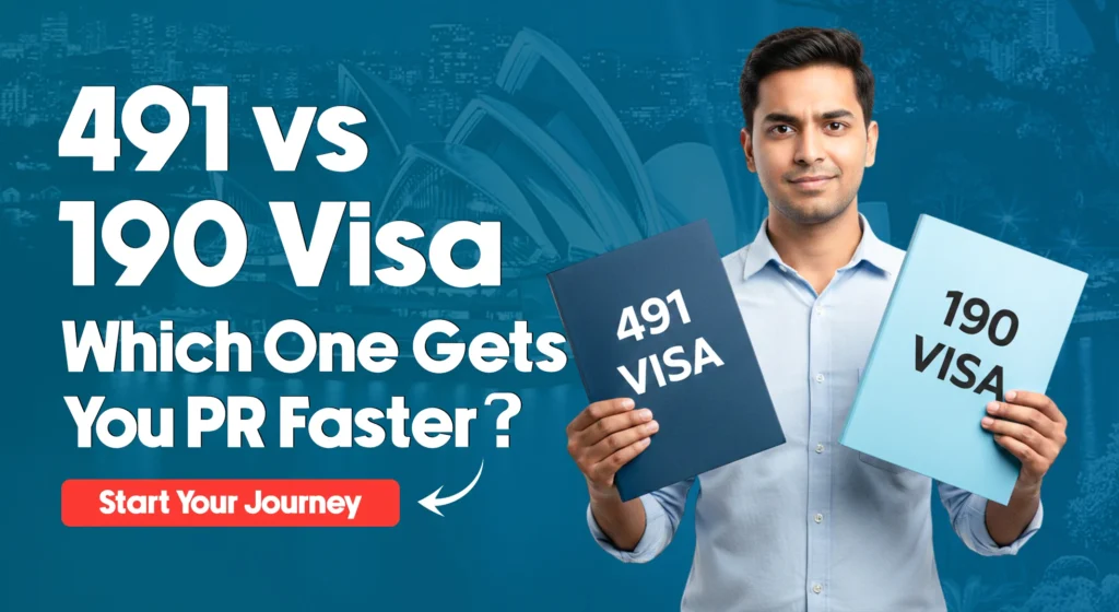 difference between 491 and 190 visa