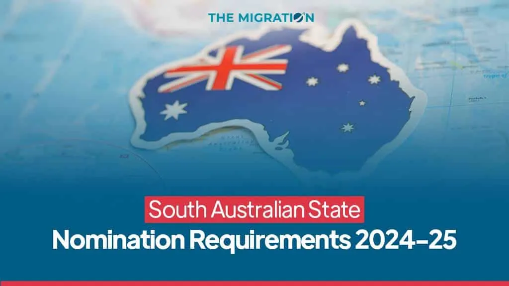 South Australia State Nomination Requirements for 2024-25