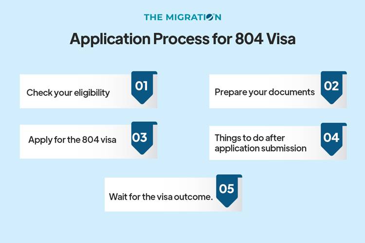 application process of 804 visa