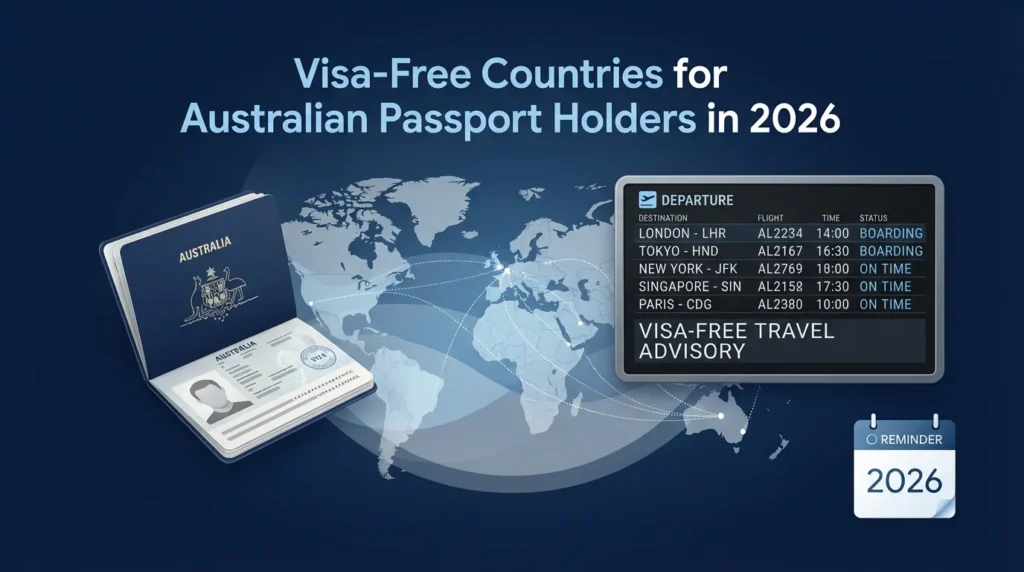 Visa-Free Countries for Australian Passport Holders in 2026
