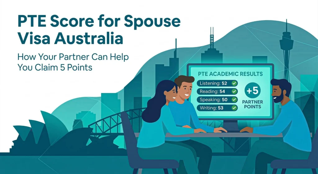 PTE Score for spouse Visa Australia