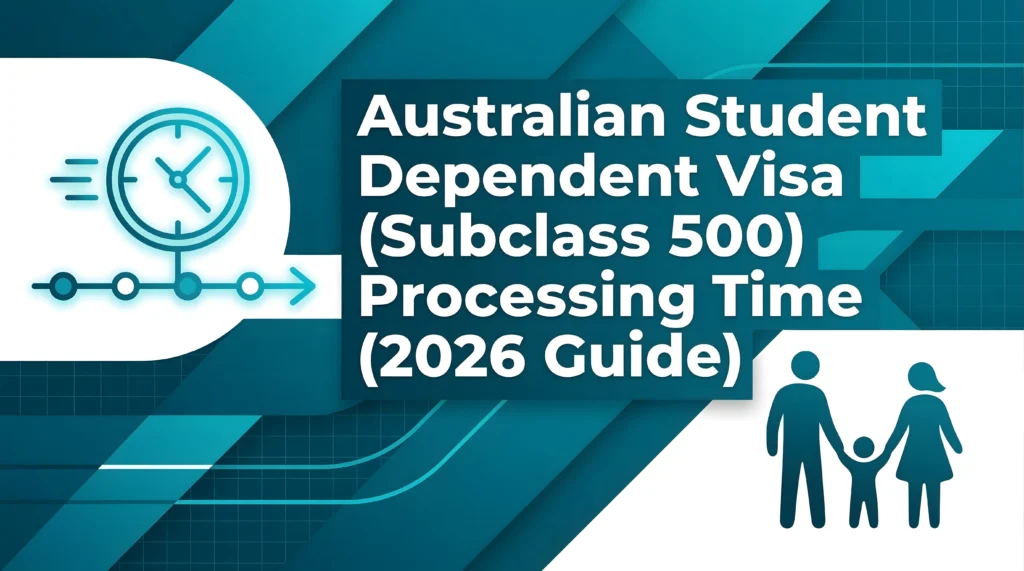 Australian Student Dependent VIsa (subclass 500) Processing Time 2026 Guide