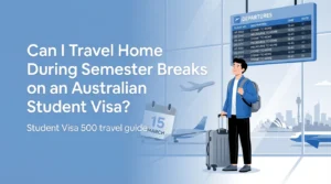 Can i travel Home During Semester Breaks on an Australian student visa