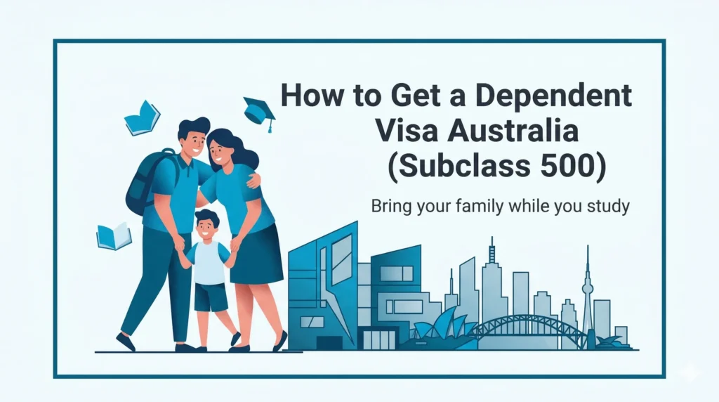 How to get a dependent visa Australia subclass 500